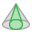 Cone - fixed angle icon