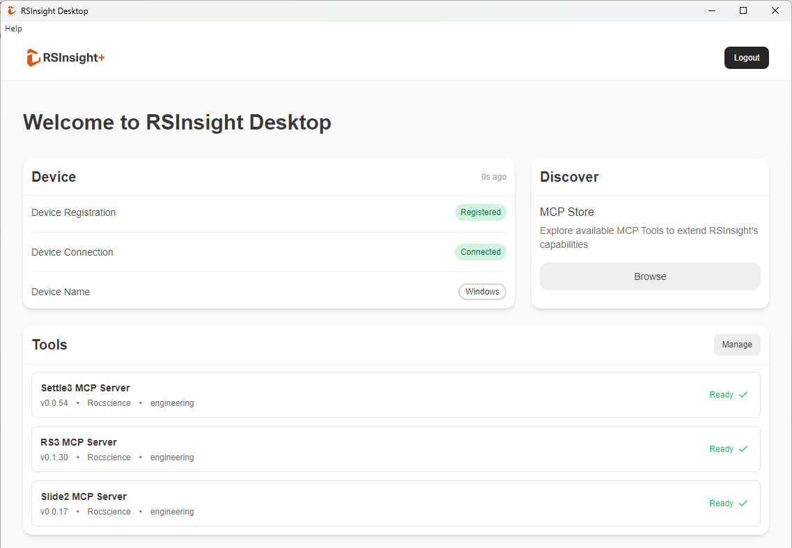 RSInsight Desktop App