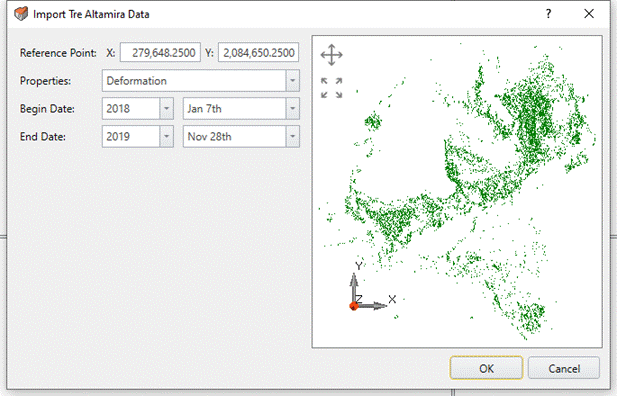 Point cloud dialog