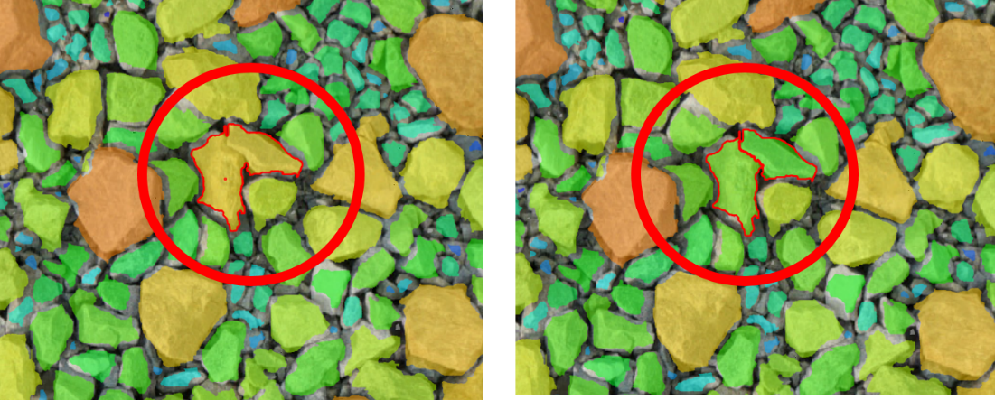 Splitting a fragment into two fragments