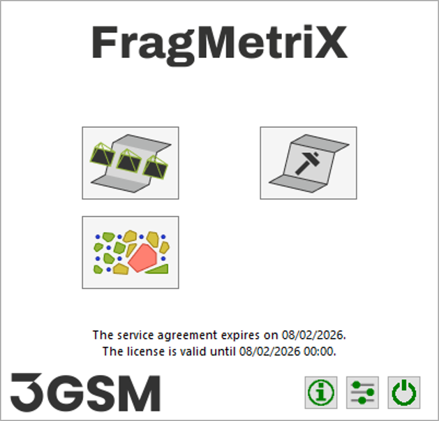 Center window of FragMetriX