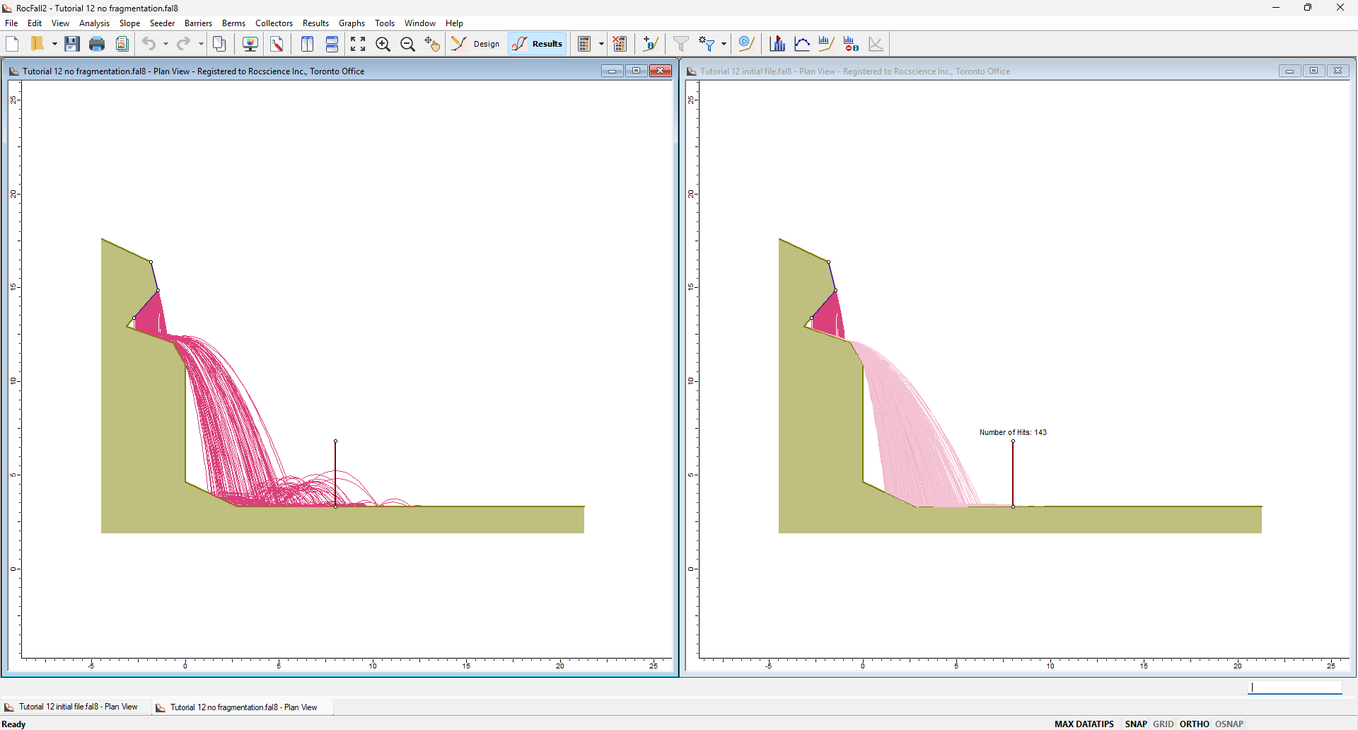 Results for Fragmentation vs No Fragmentation