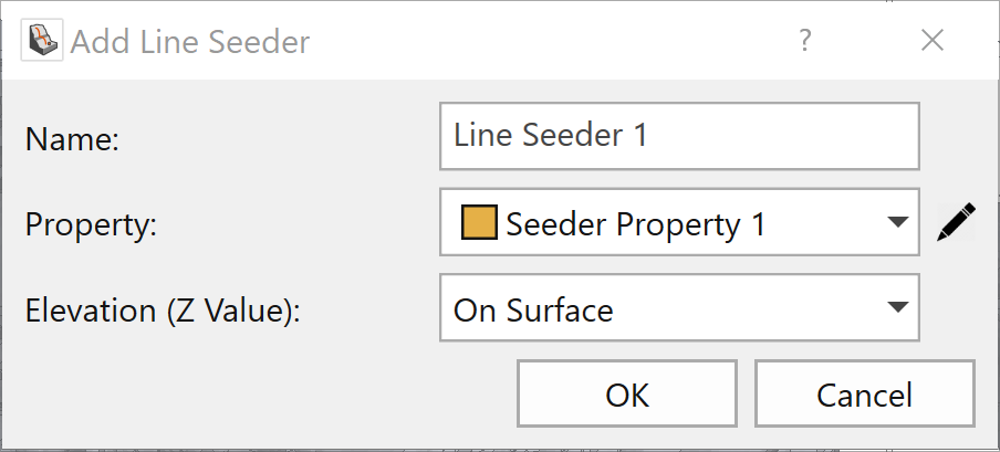 Add Line Seeder from Polyline default dialog