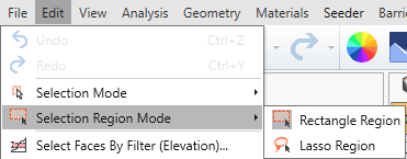 Selection Region Mode