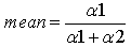 mean equation