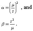alpha and beta equations