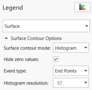 Contour Legend - Surface Contour Options