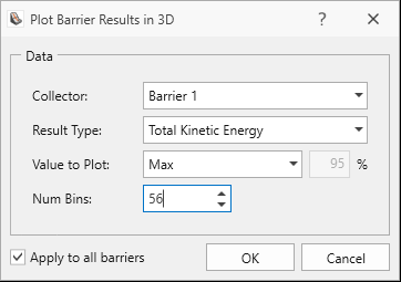 Plot Barrier Results in 3D Dialog