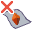 clear slope cut icon