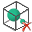 collapse material boundaries icon