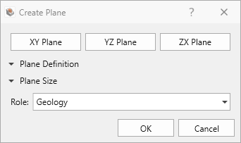 Create Plane Dialog