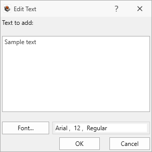 Edit Text Dialog