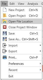 Open File Location