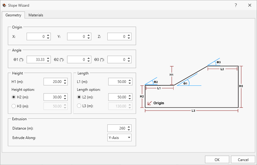 Slope Wizard Dialog