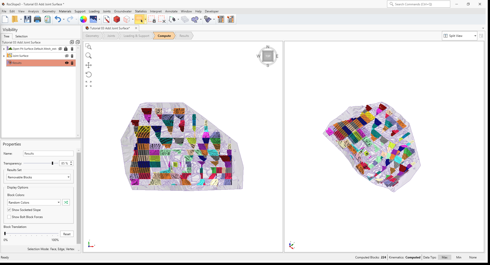 compute kinematics result