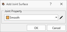 add joint surface dialog