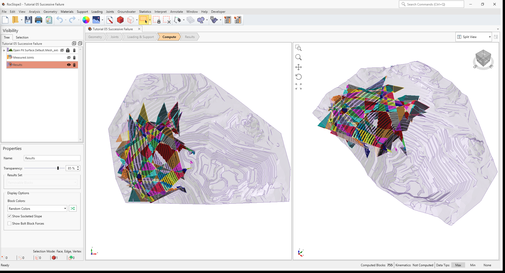 compute blocks 3d view