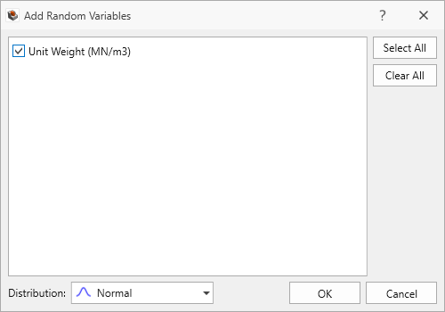 add random variables dialog