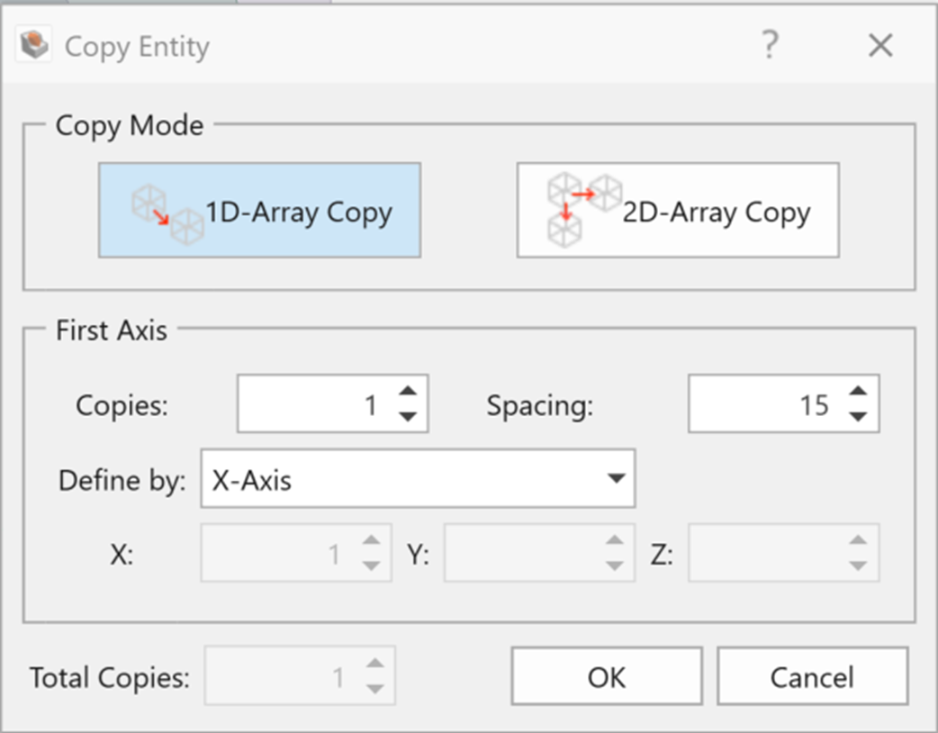 Inputs for plane copy and offset.
