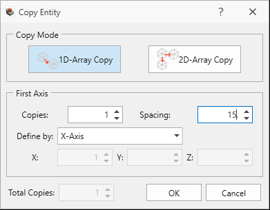 Inputs for plane copy and offset.