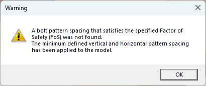 Optimized Bolt Pattern not found