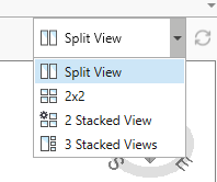 Viewports dropdown menu