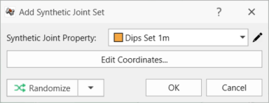 Add Synthetic Joint Set dialog