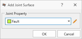 Add Joint Surface dialog
