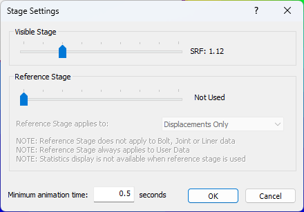 Stage Settings Dialog
