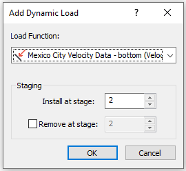 Add Dynamic Load dialog box