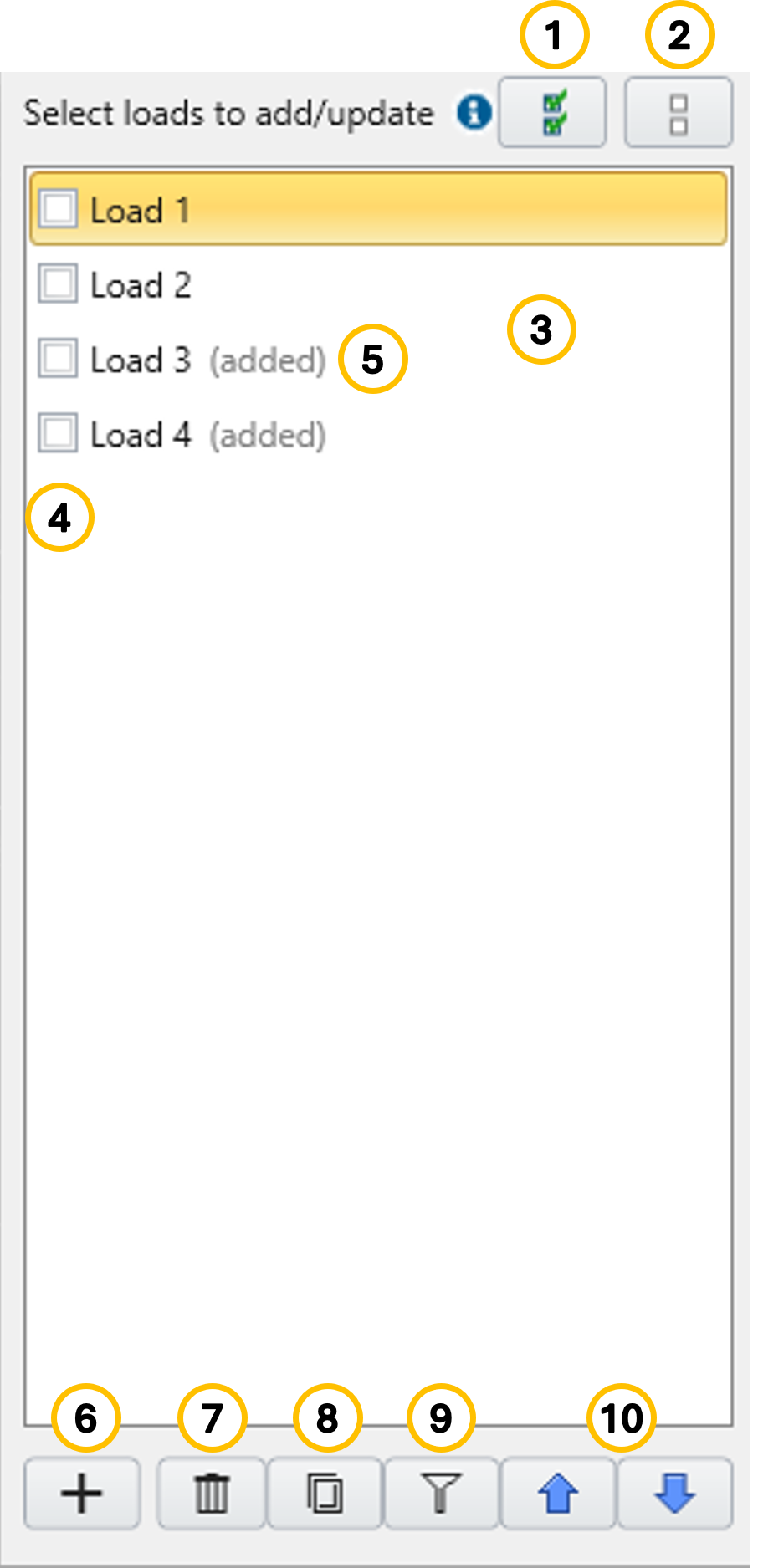 load properties pane