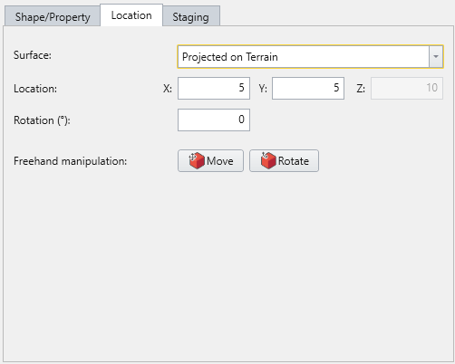 location tab