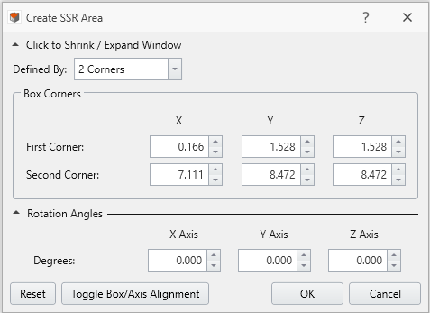 create ssr area_dialog