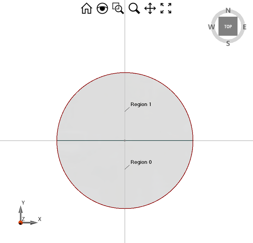 Image of sections divided into two regions