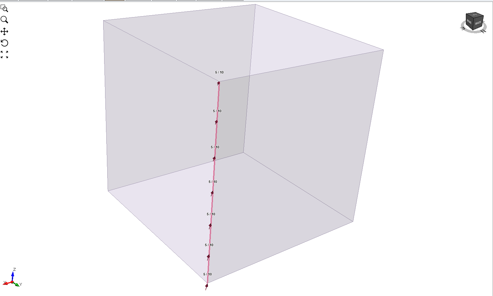 Elevation Distributed Load on Edge