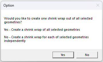 Shrink wrap message box