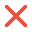 delete red X icon