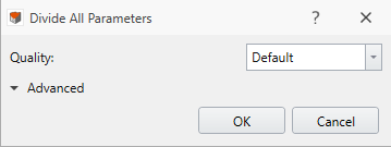 Divide All Geometry Dialog