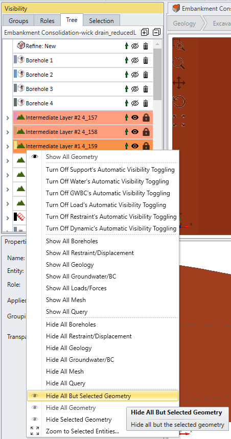 Visibility Tree - Hide All but Selected applied