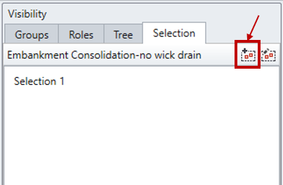 Selection tab