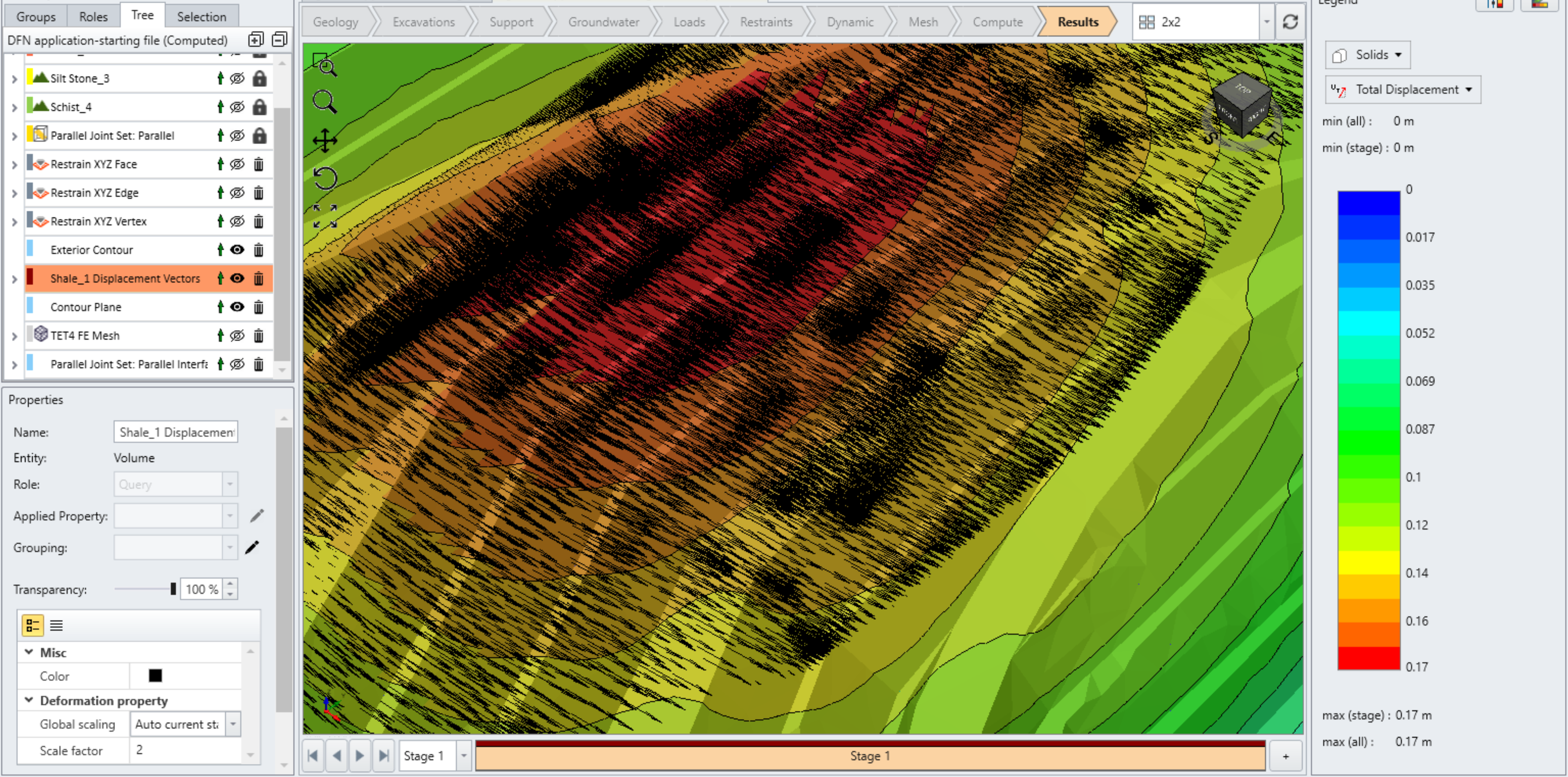 Displacement Vectors