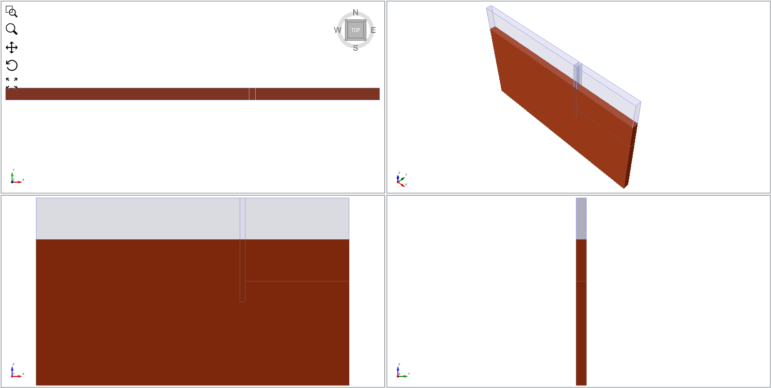 Select all bottom volumes