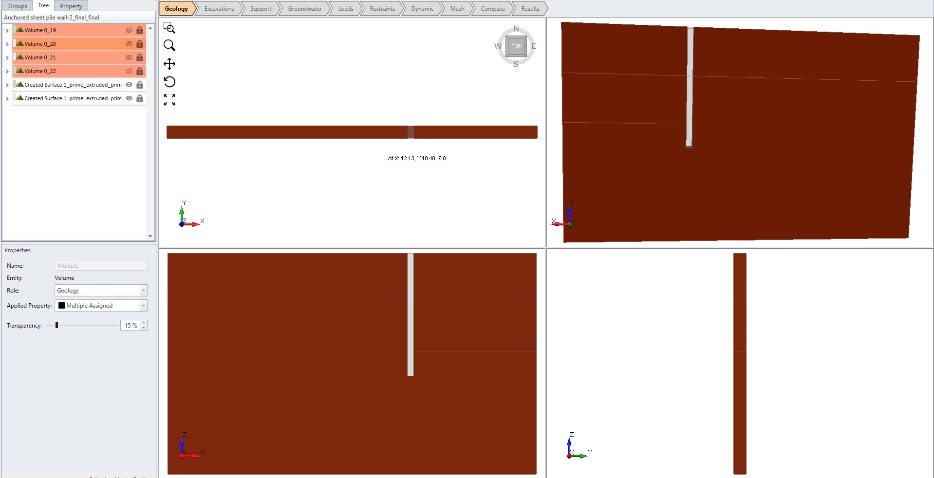 Image of selecting volumes