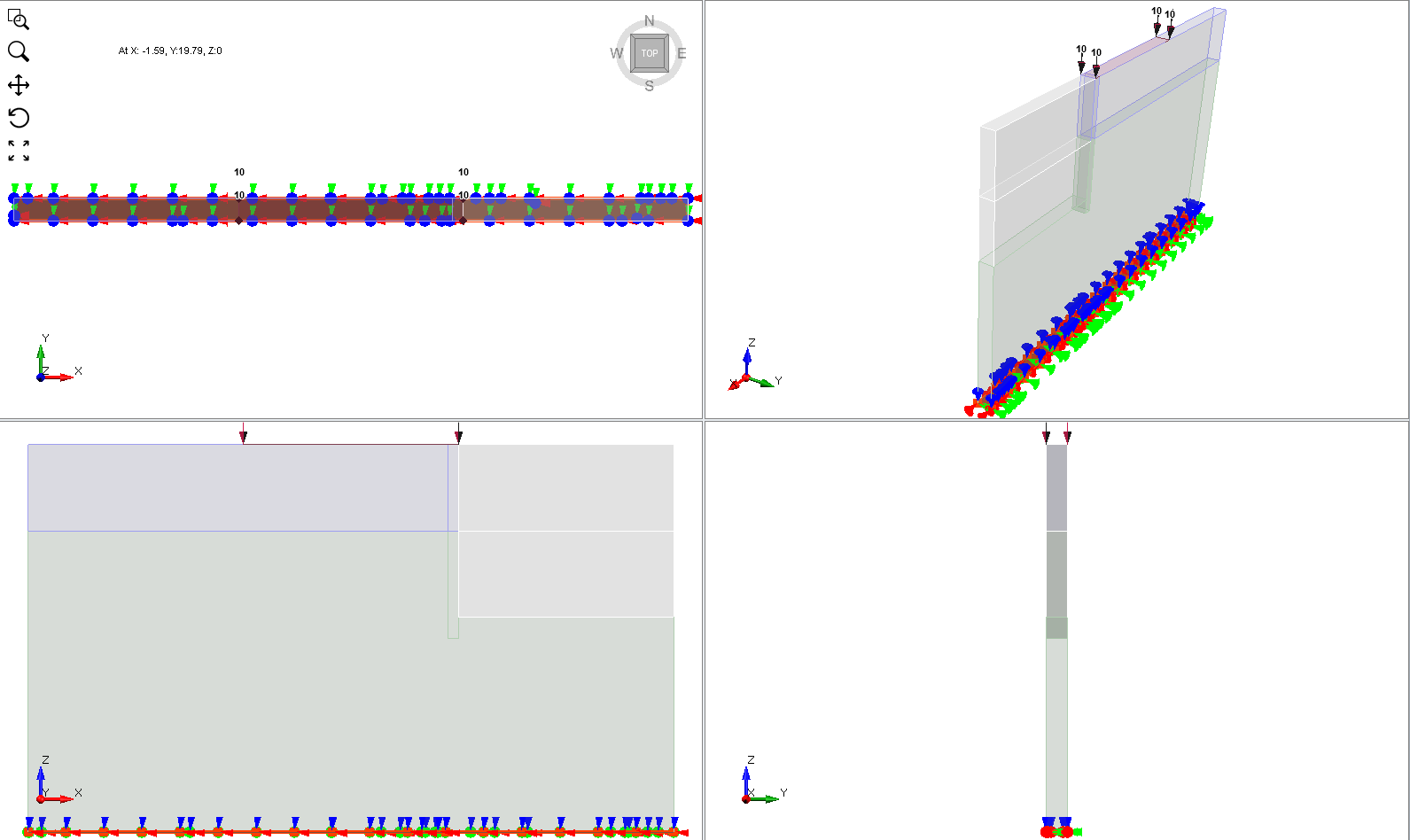 Image of adding restraints to XYZ 