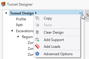 Tunnel Designer Dialog Add Support
