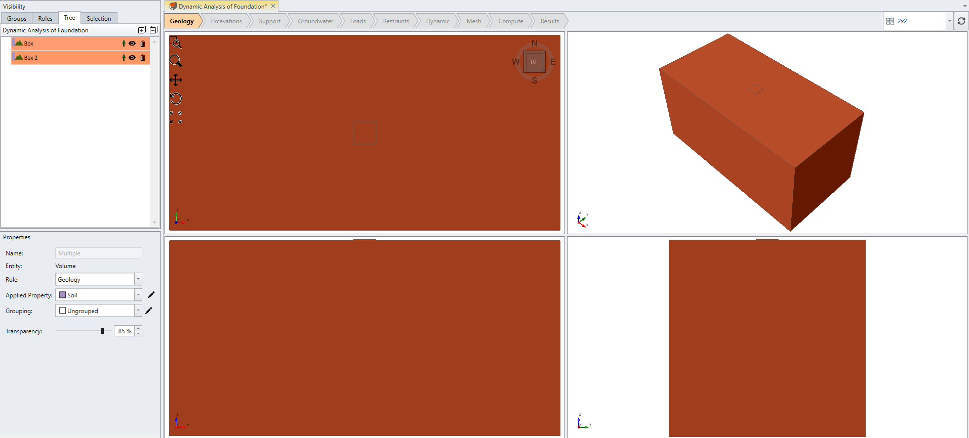 Geometry Selection Screenshot 