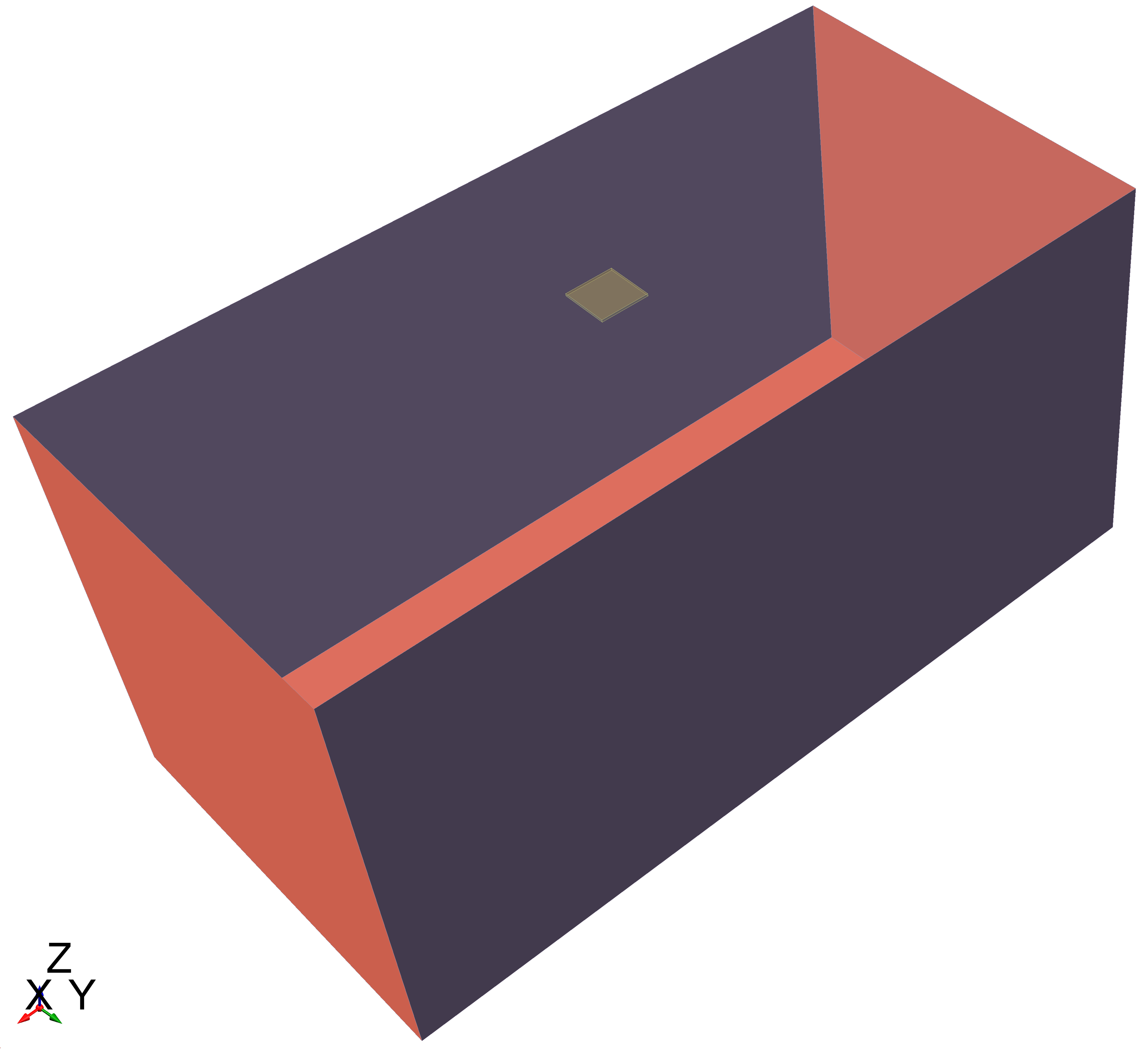 Image of model absorbing boundaries 
