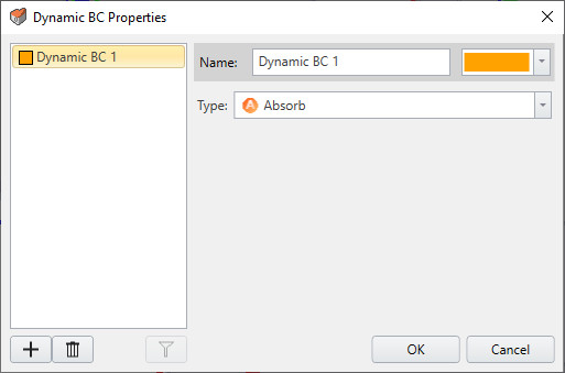 Dynamic BC Properties dialog 