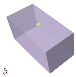 Image of Model after 'Applied Property= Concrete' 