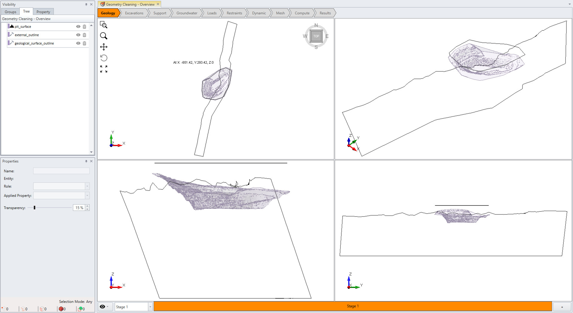 Opening Geometry Cleaning Overview